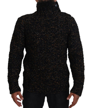 Dolce &amp; Gabbana Brown Fatto A Mano Turtleneck Pullover Sweater