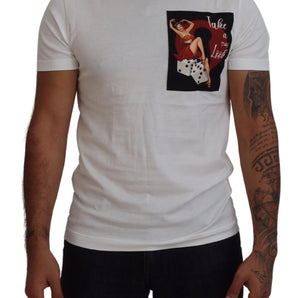 Dolce &amp; Gabbana Elegant White Crewneck Cotton T-Shirt