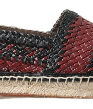 Dolce &amp; Gabbana Elegant Woven Leather Espadrilles