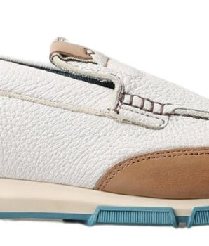 Dolce &amp; Gabbana White Leather Loafers Loafers Shoes