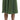 Dolce & Gabbana Enchanting Metallic Green Pleated A-Line Skirt