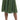 Dolce & Gabbana Enchanting Metallic Green Pleated A-Line Skirt