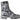 Dolce &amp; Gabbana Chic Black Lace-Up Boots with Gray White Fade