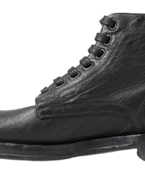 Dolce &amp; Gabbana Black Horse Perugino Leather Boots
