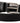 Dolce &amp; Gabbana Black Calf Leather Silver Tone Logo Metal Buckle Belt