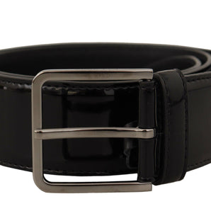 Dolce & Gabbana Elegant Black Leather Belt