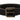 Dolce & Gabbana Black Calf Leather Logo Brass Metal Buckle Belt