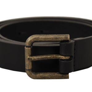 Dolce &amp; Gabbana Elegant Italian Leather Belt