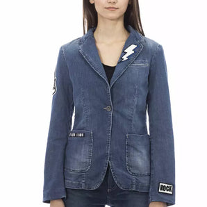 Chaqueta vaquera con patchwork Trend Chic de Baldinini