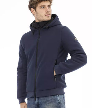 Baldinini Trend Blue Polyester Men Jacket