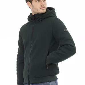 Baldinini Trend Green Polyester Men Jacket