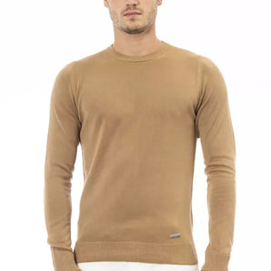 Baldinini Trend Beige Modal Men Sweater