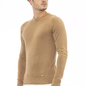 Baldinini Trend Beige Modal Men Sweater