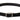 Dolce & Gabbana Belt Black Calf Leather Silver Tone Metal Buckle