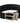 Dolce &amp; Gabbana Belt Black Calf Leather Silver Tone Metal Buckle
