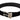 Dolce & Gabbana Black Casual Velvet Silver Tone Metal Buckle Belt