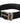 Dolce &amp; Gabbana Black Calf Leather Silver Logo Metal Buckle Belt
