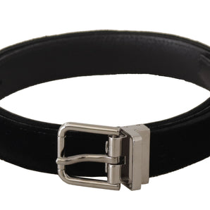 Dolce & Gabbana Elegant Velvet Designer Belt