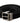 Dolce &amp; Gabbana Black Cotton Silver Tone Metal Buckle Belt