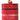 Dolce & Gabbana Red Leather Gold Tone Metal Logo Print Airpods Case