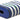 Dolce & Gabbana Blue Stripe Dauphine Leather Logo Print Strap Airpod Case
