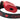 Dolce & Gabbana Red Black Calf Leather Logo Print Strap Airpods Case
