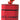 Dolce & Gabbana Red Black Calf Leather Logo Print Strap Airpods Case