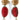 Dolce &amp; Gabbana Radiant Red Watermelon Clip-On Earrings