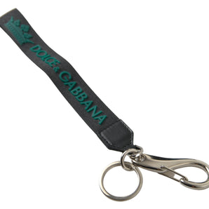 Dolce &amp; Gabbana Chic Crown Rubber Logo Keychain