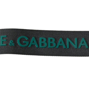 Dolce &amp; Gabbana Chic Crown Rubber Logo Keychain