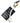 Dolce &amp; Gabbana Black Silicone DG Logo Gold Brass Keychain