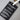 Dolce & Gabbana Black Silicone DG Logo Gold Brass Keychain