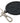 Dolce &amp; Gabbana Black Rubber DG Logo Silver Brass Metal Keychain