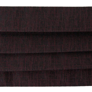 Dolce & Gabbana Maroon Pleated Elastic Ear Strap Face Mask