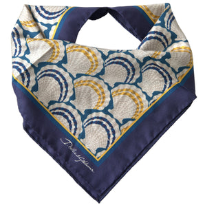 Dolce & Gabbana Elegant Multicolor Silk Men's Square Scarf