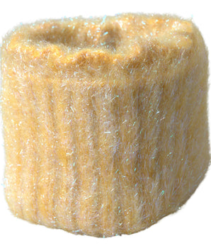 Dolce & Gabbana Yellow Polyester Mohair Fiber Neck Wrap Scarf