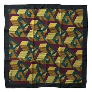 Dolce &amp; Gabbana Elegant Multicolor Silk Men's Square Scarf