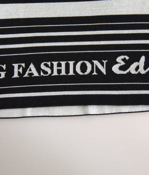 Dolce &amp; Gabbana White Cotton DG Fashion Crew Neck Tee