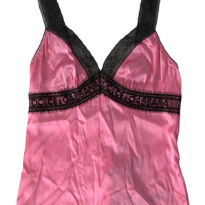 Dolce &amp; Gabbana Silken Charm Pink Camisole