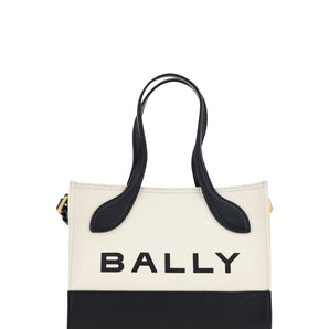 Minibolso de cuero elegante en contraste de Bally