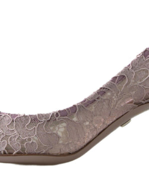 Dolce &amp; Gabbana Elegant Pink Crystal Embellished Heels