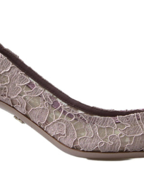 Dolce &amp; Gabbana Elegant Pink Crystal Embellished Heels