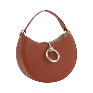 Chloé Sepia Brown Small Arlène Leather Shoulder Bag