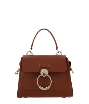 Chloé Elegant Sepia Brown Calfskin Shoulder Bag