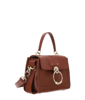 Chloé Elegant Sepia Brown Calfskin Shoulder Bag