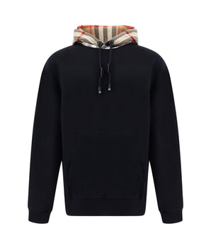 Burberry Black Cotton Samuel Hoodie Sweatshirt
