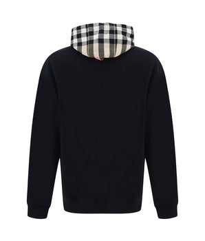 Burberry Black Cotton Samuel Hoodie Sweatshirt