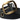 Dolce & Gabbana Black Leather Gold Metal Buckle Men Belt