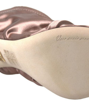 Dolce & Gabbana Light brown Slingback Corset Style Fastening stiletto heels