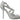 Dolce & Gabbana Elegant Shimmering Silver High-Heeled Sandals